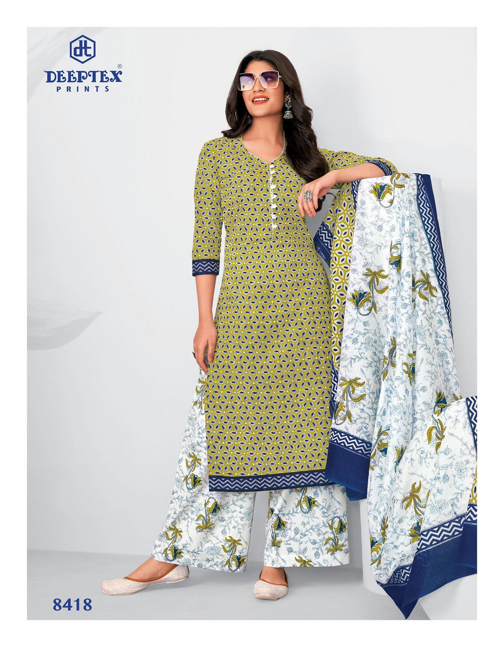 Deeptex Miss India Vol 84 Printed Cotton Dress Material Wholesale Shop In India
